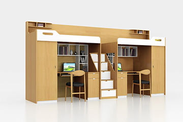 学校家具-宿舍公寓家具系列-单人床-002