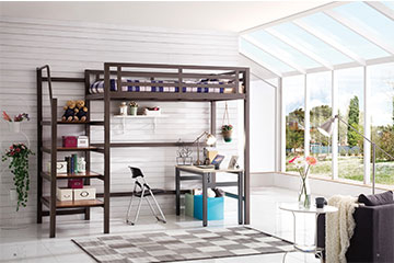 学校家具-宿舍公寓家具系列-单人床-004