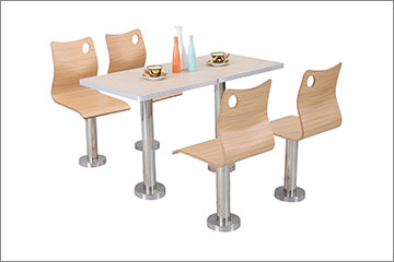 学校家具-餐厅家具系列-餐桌椅-002