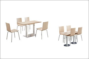 学校家具-餐厅家具系列-餐桌椅-009