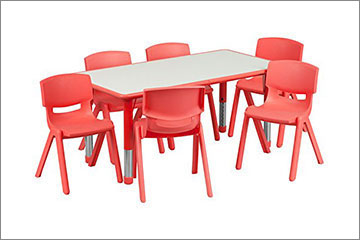 学校家具-幼儿园系列-课桌椅-001