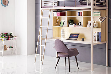 学校家具-宿舍公寓家具系列-单人床-007